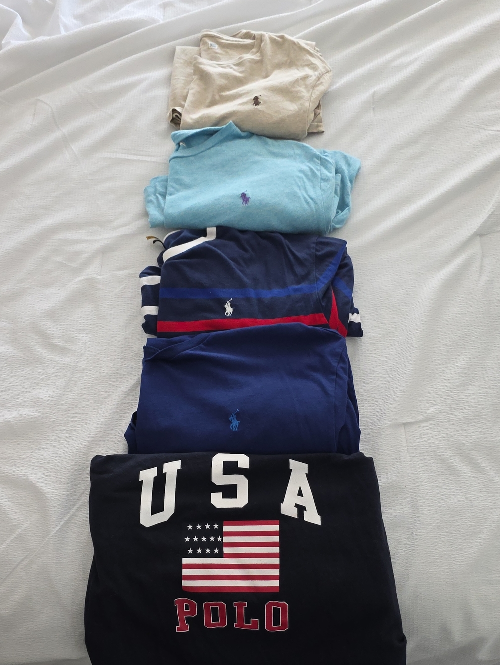 4 Polo Ralph Lauren Tees